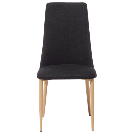 Set of 2 dining chairs CLAYTON Black [3]
