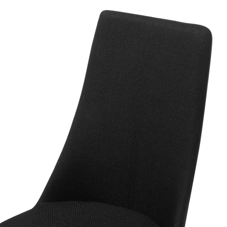 Set of 2 dining chairs CLAYTON Black [7]