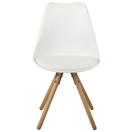 Set of 2 dining chairs DAKOTA White [4]