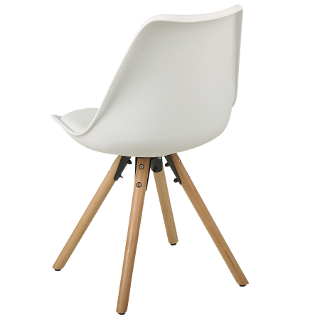 Set of 2 dining chairs DAKOTA White [5]
