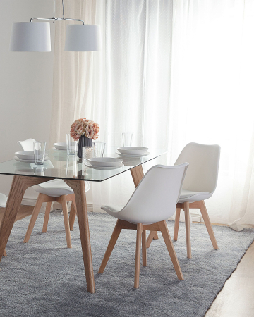 Set of 2 dining chairs DAKOTA II White [0]