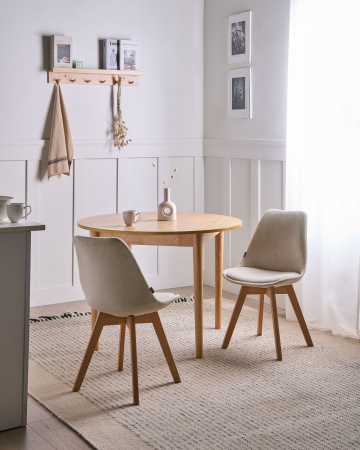 Scaun dining - Set of 2 Dining Chairs DAKOTA II Off-White