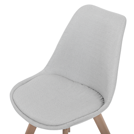 Set of 2 dining chairs DAKOTA II Light grey [7]
