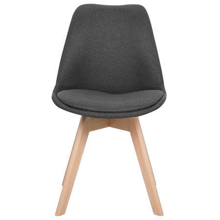 Set de 2 scaune dining DAKOTA II Gri închis [4]