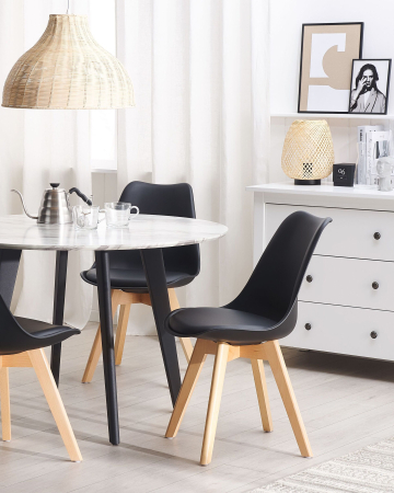 Scaun dining - Set of 2 dining chairs DAKOTA II Black