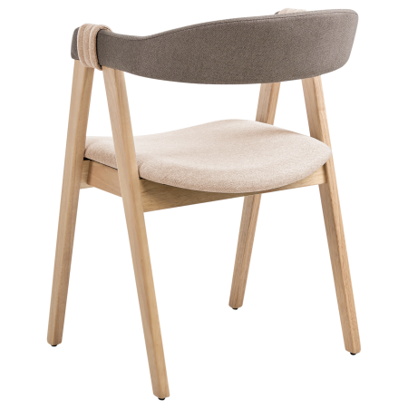 Set de 2 scaune dining DAY Maro deschis/Taupe [5]