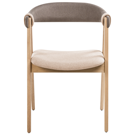 Set de 2 scaune dining DAY Maro deschis/Taupe [4]