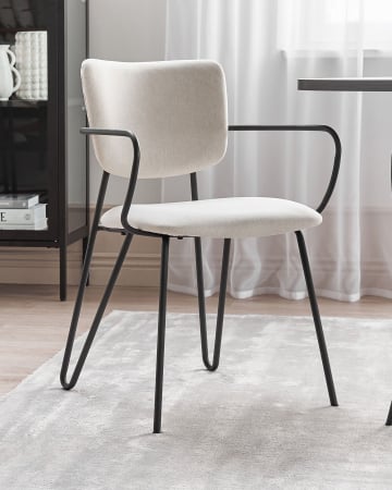 Scaun dining - Set of 2 ELKO Dining Chairs Off-White