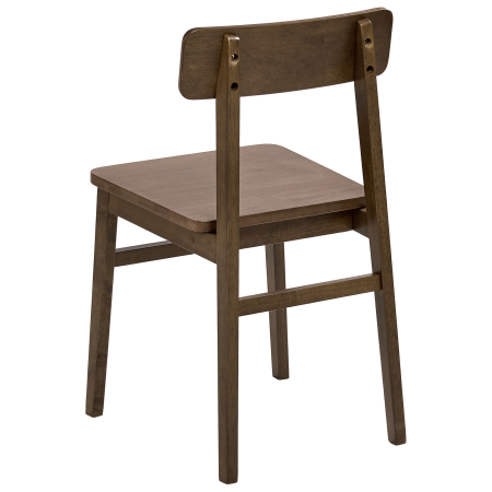 Set de 2 scaune dining GORRE Lemn Maro închis [5]