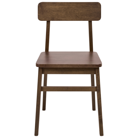 Set de 2 scaune dining GORRE Lemn Maro închis [4]