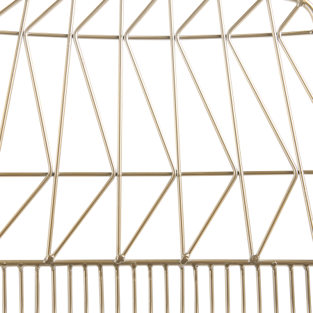 Set of 2 dining chairs HARLAN Metal Gold [6]