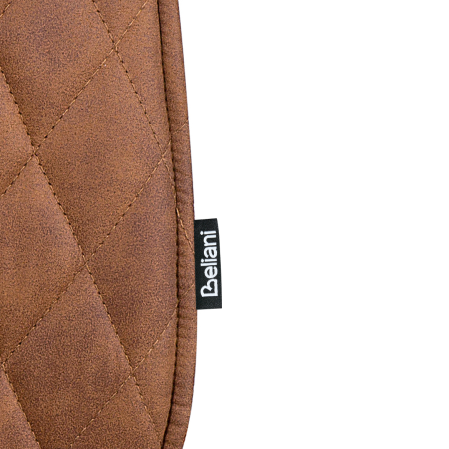 LISLE dining chair set of 2 Gold brown [9]