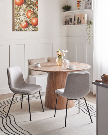 Whole Home - Set of 2 dining chairs LORIDA Light Grey