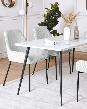 Scaun dining - Set of 2 Dining Chairs LOVERNA Velvet Mint Green