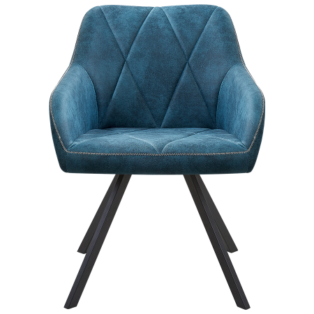 Set de 2 scaune dining MONEE Albastru marin [4]