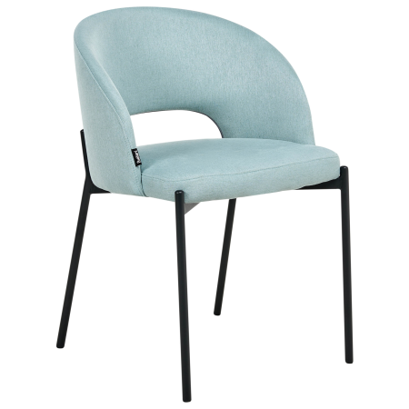 Set de 2 scaune dining PENNY  Albastru deschis [3]