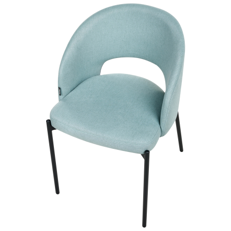 Set de 2 scaune dining PENNY  Albastru deschis [5]