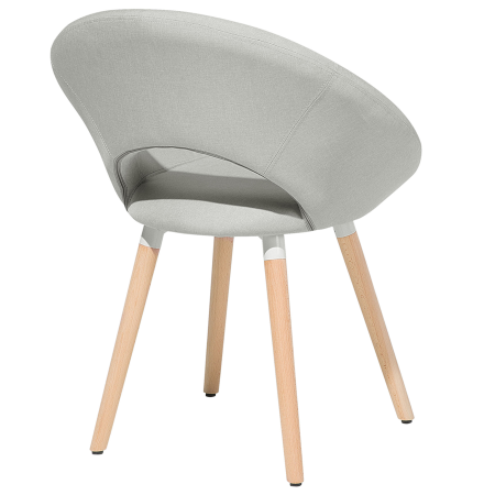 Set de 2 scaune dining ROSLYN Gri deschis [6]