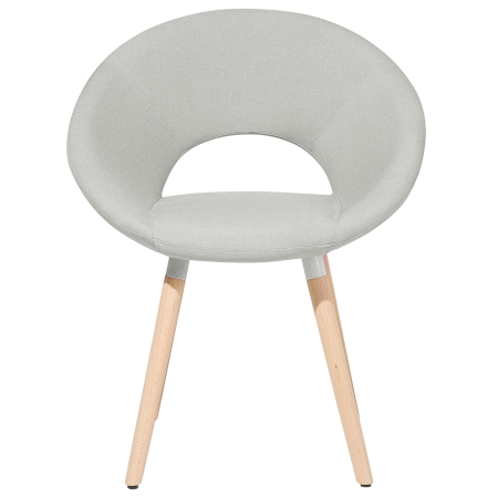 Set de 2 scaune dining ROSLYN Gri deschis [4]