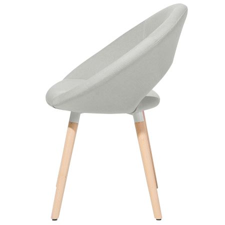 Set de 2 scaune dining ROSLYN Gri deschis [8]