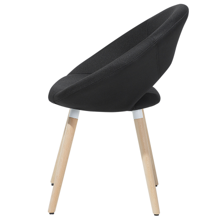 Set of 2 dining chairs ROSLYN Black [5]