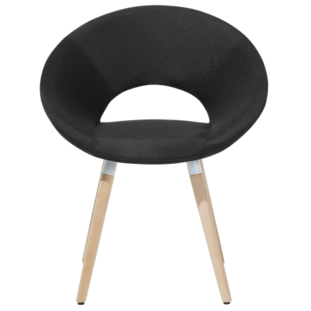 Set of 2 dining chairs ROSLYN Black [6]