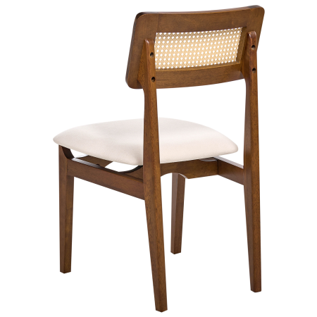 Set of 2 dining chairs RUBONIA Wood Dark Brown [5]