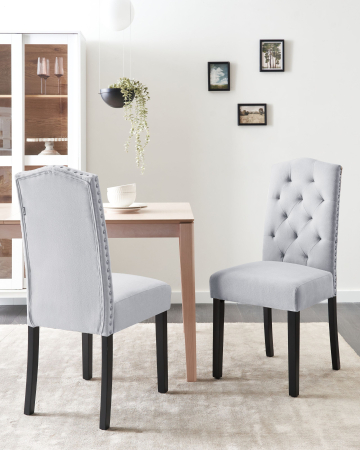 Whole Home - Set of 2 dining chairs SHIRLEY Grey