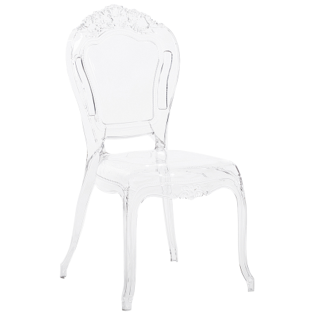 Set de 2 scaune dining VERMONT Transparent [3]