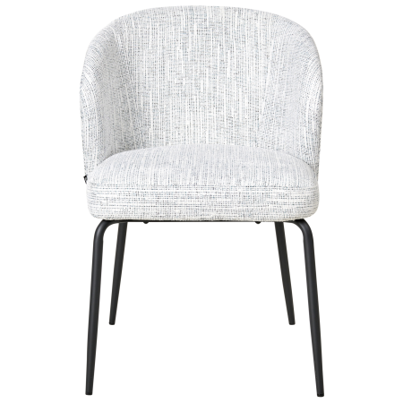 Set de 2 scaune dining ZANA  Alb/Albastru [5]