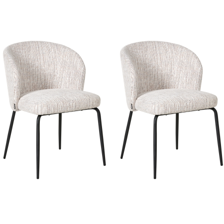 Set of 2 dining chairs ZANA Multicolor [3]
