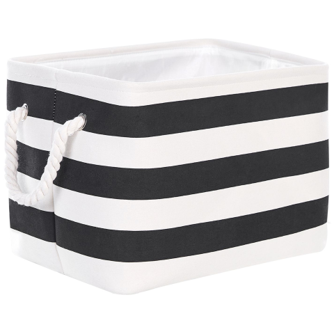 DARQAB 3-piece basket Cotton Black/White [5]