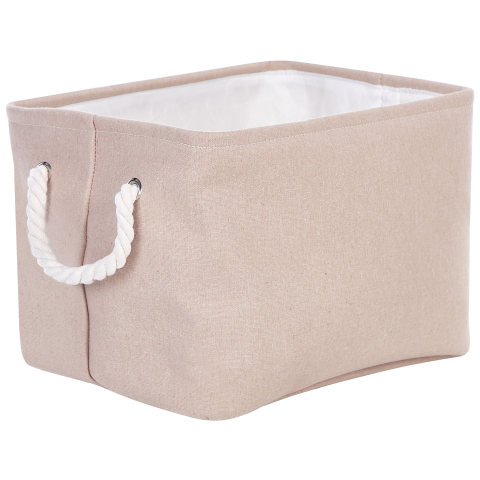 Set de 3 coșuri DARQAB Bumbac Taupe [4]