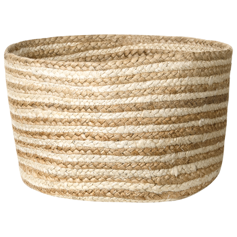 Set de 3 coșuri KAHU Iută Natural [3]