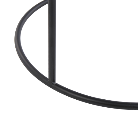 Set of 3 side tables TEXON Black [9]