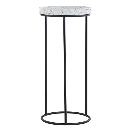Set of 3 side tables TEXON Black [3]