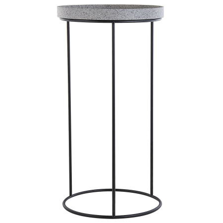 Set of 3 side tables TEXON Black [5]