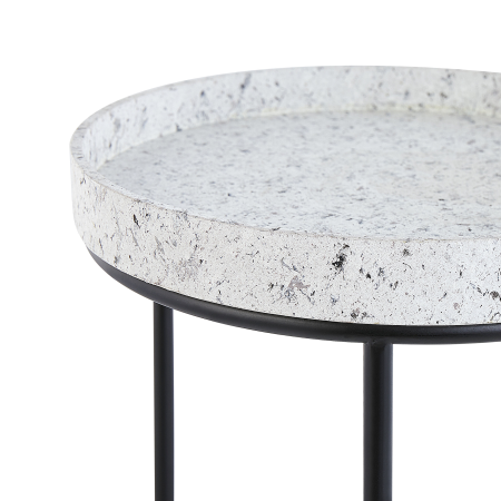 Set of 3 side tables TEXON Black [6]