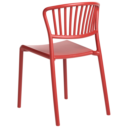 Set of 4 garden chairs GELA Red [5]