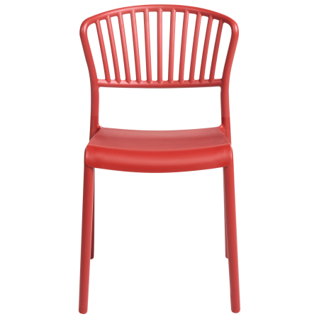 Set of 4 garden chairs GELA Red [4]