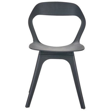 Set de 4 scaune de grădină LACHANIA Negru [4]