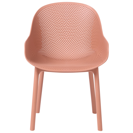 Set of 4 garden chairs TIGGIANO Coral [4]