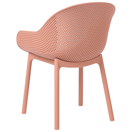 Set of 4 garden chairs TIGGIANO Coral [5]