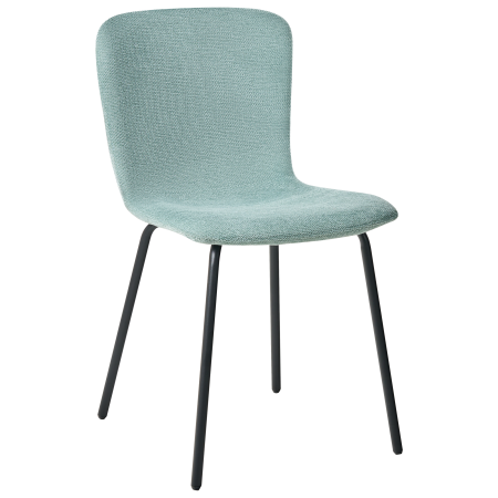 Set of 4 CALDWELL dining chairs Mint green [3]