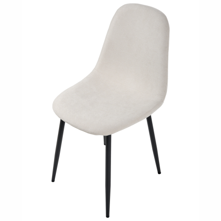 Set of 4 dining chairs CRANDALL Light beige [6]