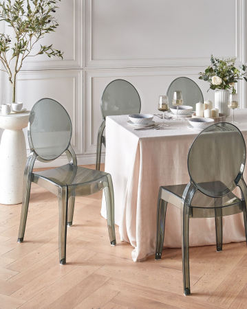 Set de 4 scaune dining MERTON Negru [0]