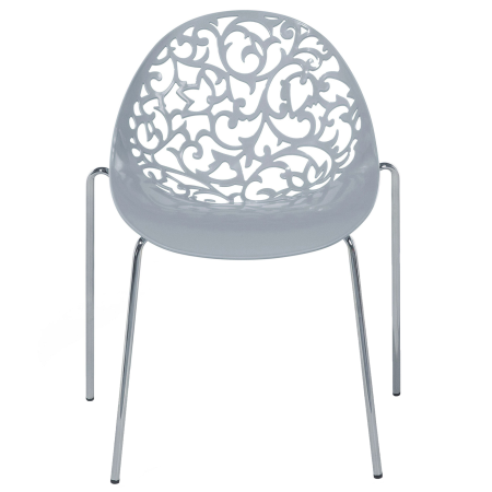 Set of 4 dining chairs MUMFORD Light Grey [4]