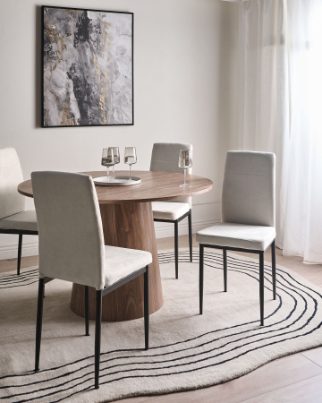 Set de 4 scaune dining RINER  Bej deschis [0]