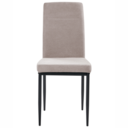 Set of 4 RINER dining chairs Taupe [4]