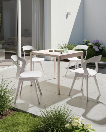 Set de 4 scaune LACHANIA Taupe [0]